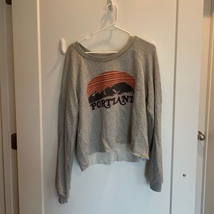 Urban Outfitters cropped sweatshirt